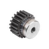 22401 - Spur gears steel, module 2,5  toothing hardened, straight teeth, engagement angle 20°