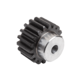 22401 - Spur gears steel, module 4  toothing hardened, straight teeth, engagement angle 20°