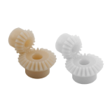 22432 - Engrenages coniques en plastique, rapport 1:1,5 traités par pulvérisation, denture droite, angle de pression 20°