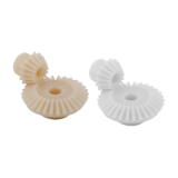 22432 - Bevel gears, plastic, ratio 1:2 injection-moulded, straight teeth, engagement angle 20°