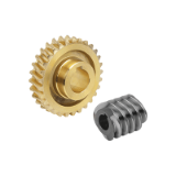 22500 - Worm gears, right-hand, centre distance 53 mm