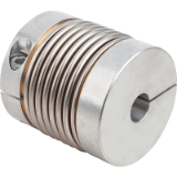 23000 - Metal bellows couplings with radial clamping hub