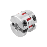 23022-25 - Elastomer dog couplings, short type with removeable clamp hubs