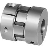 23022 - Elastomer dog couplings with radial clamping hub