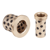 23681-05 - Guide bushes with collar bronze, maintenance-free