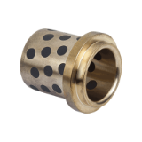 23681 - Guide bushes DIN 9834 / ISO 9448, bronze, maintenance-free with collar