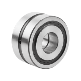 23806 - Axial angular contact ball bearing, steel double-row