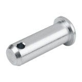 27621-03 - Pin with hole for split pin suitable for clevis joints