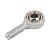 27631-01 - Rod ends with plain bearing, external thread, narrow head, DIN ISO 12240-1 maintenance-free