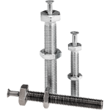 27832 - Levelling feet ECO threaded spindles steel or stainless steel