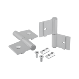 27869 - Hinges aluminium, in-frame, with step type I