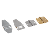 27876-05 - Strap hinges stainless steel with grease nipple