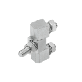 27890 - Block hinges with fastening nuts