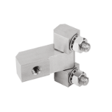27891 - Block hinges with fastening nuts, long version