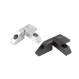 27892 - Block hinges with counterbore, long version