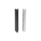 27907-02 - Bisagras elásticas - Bisagras con muelle tensor y perfil de aluminio, 0,9 Nm, versión larga