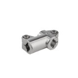 29006 - Tube clamps T-angle, stainless steel
