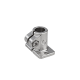 29010 - Tube clamps base, stainless steel