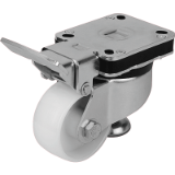 95092 - Elevating castors with integrated machine foot