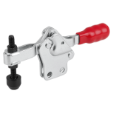 05785-05 - Toggle clamps horizontal with straight foot and adjustable clamping spindle