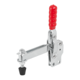 05700-15 - Toggle clamps vertical with straight foot and adjustable clamping spindle