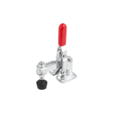 05715-01 - Toggle clamps vertical with flat foot and adjustable clamping spindle