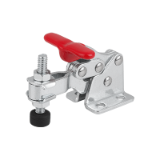 05715-05 - Toggle clamps vertical with flat foot and adjustable clamping spindle